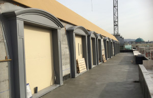 Fachada completa en materiales compuestos GRP, Parkeder en Bilbao