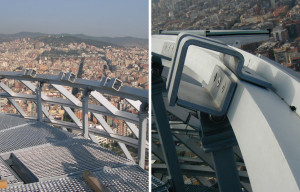 Materiales compuestos GRP estructurales en Torre Agbar, Barcelona