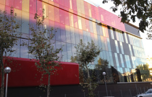 Resinas reforzadas en fachada, sede Endesa Barcelona
